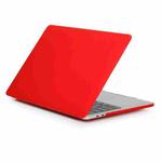 Laptop Frosted Style PC Protective Case for MacBook Pro 13.3 inch A1989 (2018) / A2159 / A2251 / A2289 / A2338(Red)