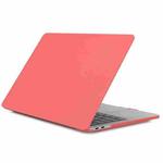 Laptop Frosted Style PC Protective Case for MacBook Pro 15.4 inch A1990 (2018)(Coral Red)