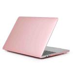 Laptop Crystal Style PC Protective Case for MacBook Pro 15.4 inch A1990 (2018) (Pink)