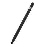 Anti-lost Cap Touch Screen Silicone Protective Cover for Apple Pencil 1(Black)