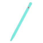 Anti-lost Cap Touch Screen Silicone Protective Cover for Apple Pencil 1(Mint Green)