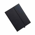 For Microsoft Surface Pro 7 / 7+ Microfiber Lambskin Texture Magnetic Horizontal Flip Leather Case with Pen Slot & Holder (Black)