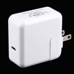 29W USB-C / Type-C 3.1 Port Power Charger Adapter, US Plug(White)