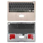 For Macbook Air 13 2020 M1 A2337 C-side Cover + UK Edition Key Board (Gold)