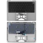 For MacBook Pro 14 inch 2021 A2442 / 2023 A2779 Big Enter Version UK Keyboard with C Shell (Grey)
