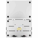For MacBook Air 13.6 inch A3113 2024 EMC8611 Computer Case Bottom Cover (Silver)