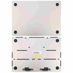 For MacBook Air 13.6 inch A3113 2024 EMC8611 Computer Case Bottom Cover (Starlight)