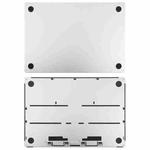 For MacBook Air M3 15 inch A3114 2024 EMC8612 Computer Case Bottom Cover (Silver)