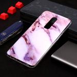 Marble Pattern Soft TPU Case For OnePlus 6(Purple)