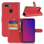 Litchi Texture Horizontal Flip Leather Case with Wallet & Holder & Card Slots For OPPO F9 (F9 Pro) / OPPO A7x