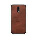 PINWUYO Shockproof Waterproof Full Coverage PC + TPU + Skin Protective Case for One Plus 6T (Brown)