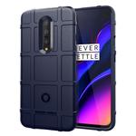 Shockproof Rugged Shield Full Coverage Protective Silicone Case for Oneplus 7 (Blue)
