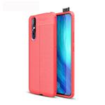 Litchi Texture TPU Shockproof Case for Vivo X27 (Red)