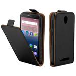 For ZTE  Blade L110 / A110 TPU Business Style Vertical Flip Protective Leather Case with Card Slot