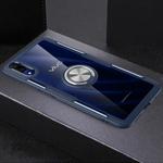 Scratchproof TPU + Acrylic Ring Bracket Protective Case for VIVO X23(Navy Blue)