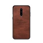 PINWUYO Shockproof Waterproof Full Coverage PC + TPU + Skin Protective Case for OnePlus 7(Brown)