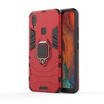 PC + TPU Shockproof Protective Case for Vivo X21i, with Magnetic Ring Holder (Red)