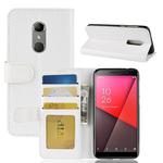 Crazy Horse Texture Horizontal Flip Leather Case for Vodafone Smart N9, with Wallet & Holder & Card Slots (White)