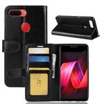 Crazy Horse Texture Horizontal Flip Leather Case for OPPO R15 Pro, with Wallet & Holder & Card Slots (Black)