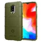Shockproof Protector Cover Full Coverage Silicone Case for OnePlus 6T(Army Green)