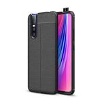 Litchi Texture TPU Shockproof Case for VIVO V15 Pro(Black)