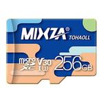 MIXZA 256GB High Speed Class10 Colorful TF(Micro SD) Memory Card
