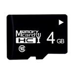 4GB High Speed Class10 Black TF(Micro SD) Memory Card