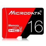 MICRODATA 16GB High Speed U1 Red and Black TF(Micro SD) Memory Card