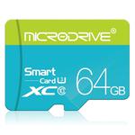 MICRODRIVE 64GB U3 Blue and Green TF(Micro SD) Memory Card