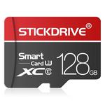 STICKDRIVE 128GB U3 White Line Red and Black TF(Micro SD) Memory Card