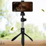 K05 Bluetooth 4.0 Mobile Phone Adjustable All-purpose Bluetooth Selfie Stick Self-timer Pole Tripod (Black)