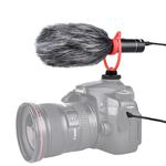 YELANGU MIC015 Professional Interview Condenser Video Shotgun Microphone with 3.5mm Audio Cable for DSLR & DV Camcorder (Black)