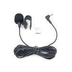 ZJ025MR Stick-on Clip-on Lavalier Stereo Microphone for Car GPS / Bluetooth Enabled Audio DVD External Mic, Cable Length: 3m, 90 Degree Elbow 2.5mm Jack