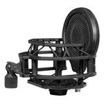 T43 Live Microphone ABS Shockproof Bracket (Black)