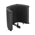 H-3 Microphone Soundproof Cover Wind Screen Noise Reduction Bracket (Black)