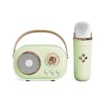 C20 Plus Multifunctional Karaoke Bluetooth Speaker With Microphone (Green)