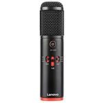 Original Lenovo UM10C Pro Karaoke Microphone Computer Universal Sound Card Anchor Recording Equipment(Black)