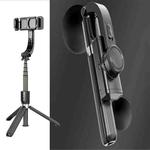 L08 Adjustable Gimbal Stabilize Bluetooth Self-timer Pole Tripod Selfie Stick (Black)