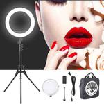 MANTOO RL-18 II 100-240V 55W 18 inch Two-color Dimmable Ring Fill Light with Tripod