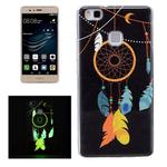 For Huawei P9 Lite Noctilucent Wind Chimes Pattern IMD Workmanship Soft TPU Back Cover Case