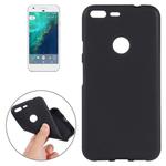 For Google Pixel XL Soft TPU Protective Back Cover Case (Black)