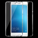 For Huawei  P9 Lite 0.75mm Double-sided Ultra-thin Transparent TPU Protective Case(Transparent)