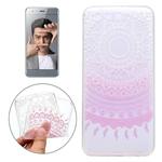 For Huawei  Honor 9 Pink Flower Pattern Ultra-thin TPU Soft  Protective Case