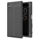 For Sony Xperia XZ / XZs Litchi Texture TPU Protective Back Cover Case(Black)