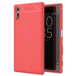 For Sony Xperia XZ / XZs Litchi Texture TPU Protective Back Cover Case(Red)