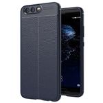 For Huawei P10 Plus Litchi Texture TPU Protective Back Cover Case (navy)