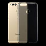 For Huawei Honor Play 7X 0.75mm Ultra-thin Transparent TPU Protective Case(Transparent)