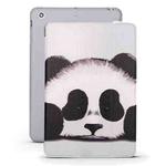 Panda Pattern Horizontal Flip PU Leather Case for iPad mini 3 / 2 / 1, with Three-folding Holder & Honeycomb TPU Cover
