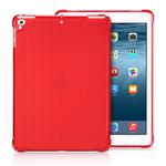 Transparent TPU Full Edge Thicken Corners Shockproof Soft Protective Case for iPad 9.7 (2018) / 9.7 (2017) / air / air2 (Red)