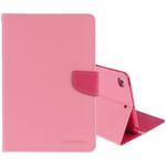GOOSPERY FANCY DIARY Horizontal Flip Leather Case for iPad Mini (2019), with Holder & Card Slots & Wallet (Pink)